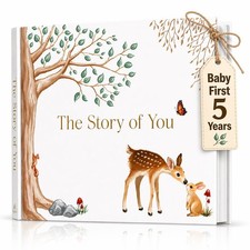 Baby Memory Book First 5 Year Keepsake Album Pregnancy to 5 Years Baby Book
