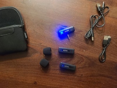 Movo Wireless-Mini-DUO Dual-Channel Microphone System for DSLR