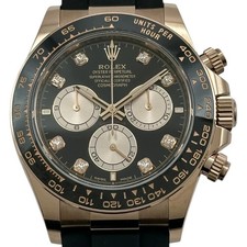 ROLEX Daytona 126515LNG Black/Sand Pink Gold Automatic Mens Watch #OK010