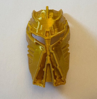 *RARE* Lego Bionicle Mask Kanohi Ignika - Mata Nui 8998 Exclusive Gold 3D Print