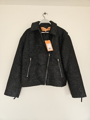 Stine Goya. Rockey Jacket. Bomber Jacket. Sparkle.  Size XS. Oversized. New