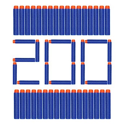 200Pcs Premium Foam Bullets Compatible for Nerf N-Strike Elite Guns