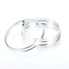 Hub Centric Rings, 108mm OD 100.1mm ID Wheel Aluminum Alloy Silver Tone, 4pcs