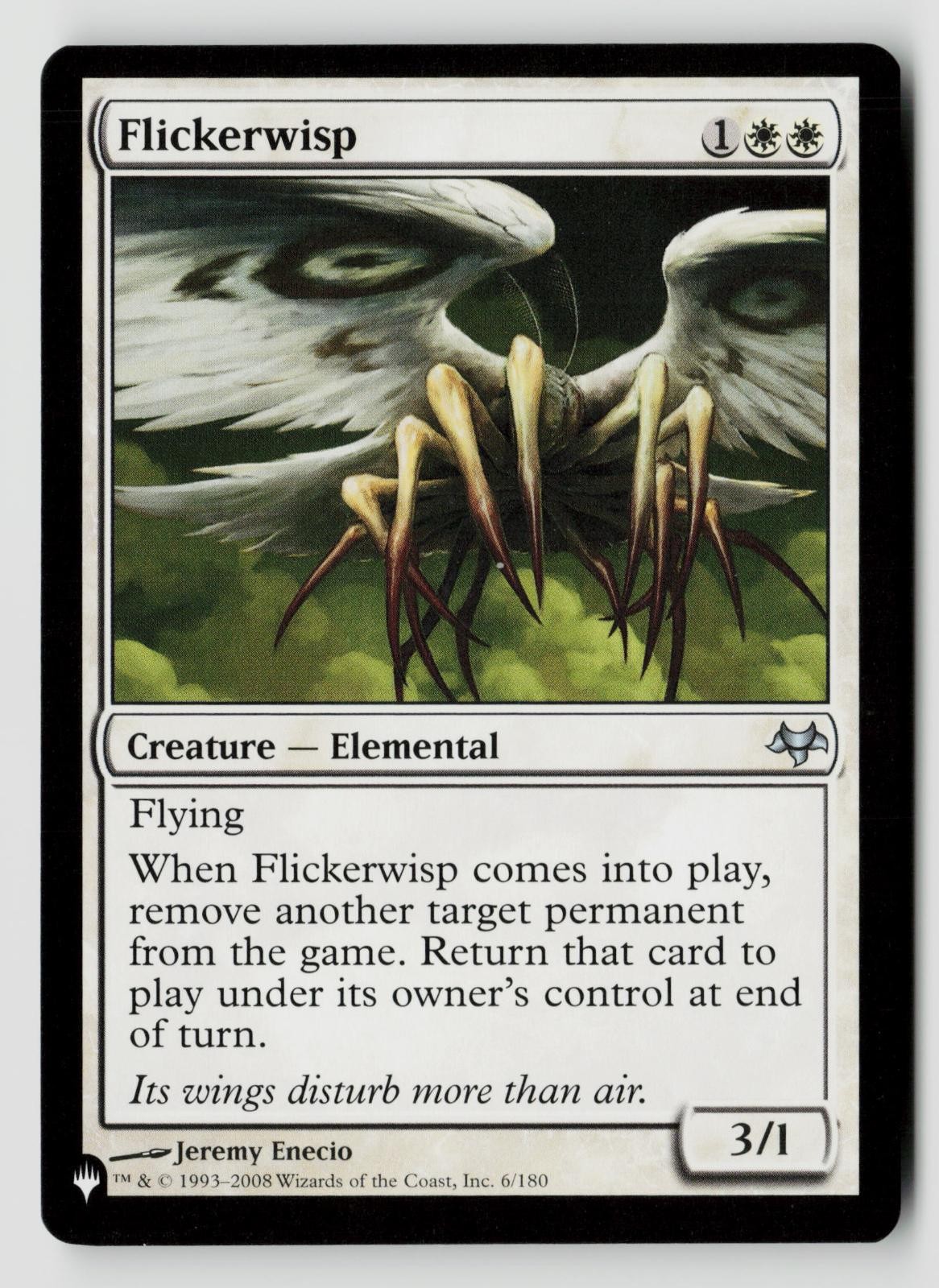 Flickerwisp 6 Uncommon Eventide Magic: The Gathering Near Mint