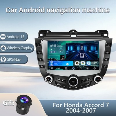 For 2003-2007 Honda Accord 9'' Android 14 Carplay Car Stereo Radio GPS Navi WIFI