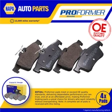 Brake Pads Set fits VAUXHALL SIGNUM Z03 Rear 03 to 08 Proformer 1012799240