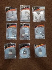 Grand General 4" Chrome Steel Letters With Adhesive Tape