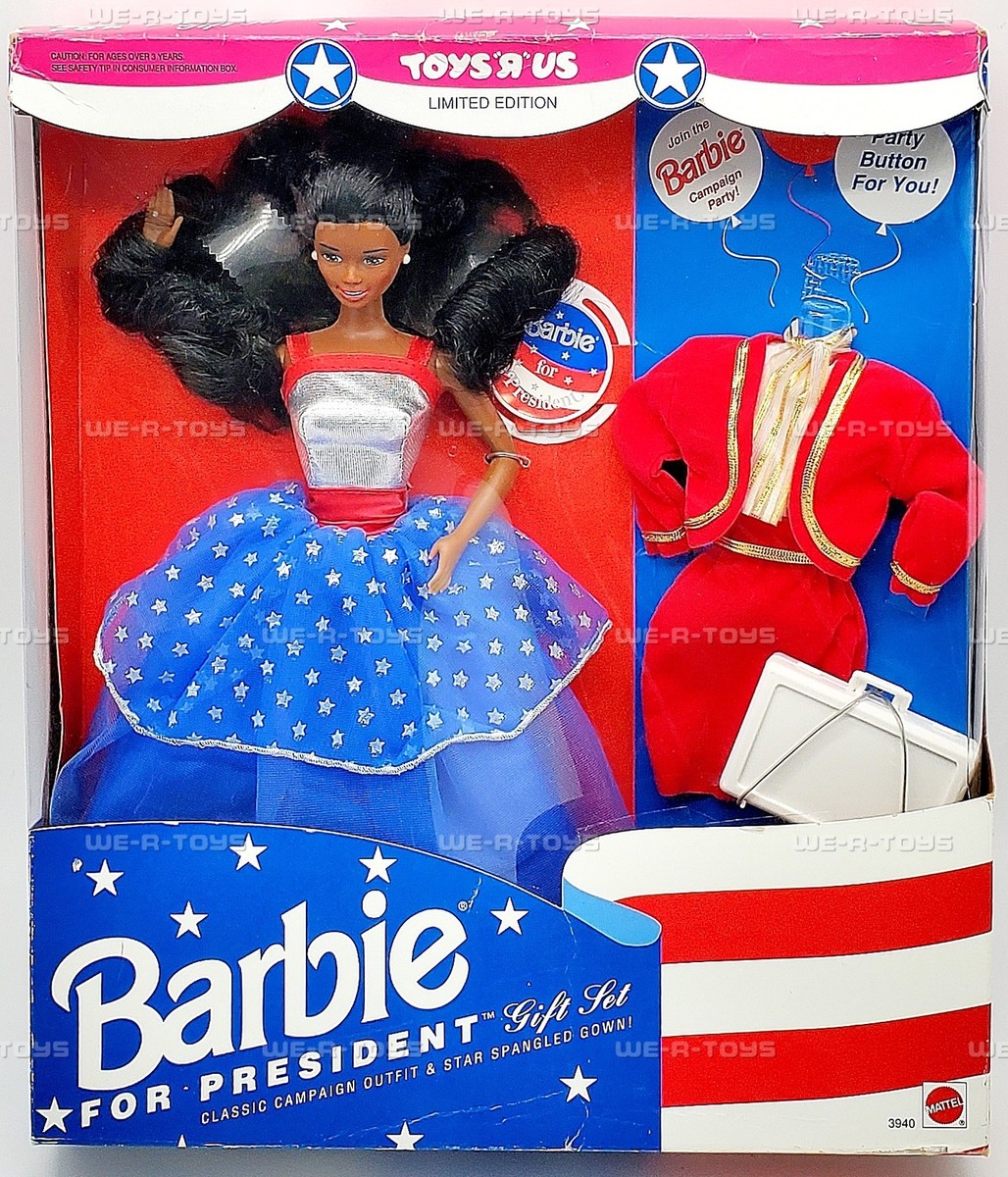 Barbie for President African American Doll 1991 Mattel 3940 | eBay