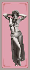 CLARA BOW - Sexy Harem Fashion - Photo Bookmark - 2.5 x 6 in