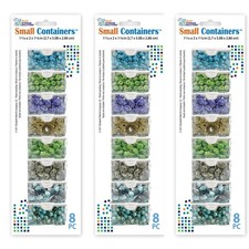 Elizabeth Ward Bead Storage Solutions 8 Piece Craft Storage Containers 3 Pack 