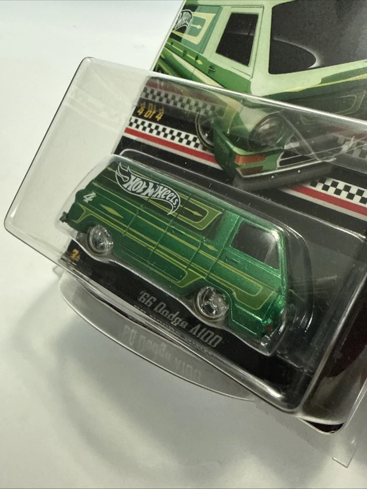 Dodge A-100 Van Hot Wheels 2012 Edición Coleccionista '66 Nuevo en Paquete con Protector Correo Foto 2 de 4