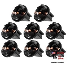 8x Twist Sockets Instrument Panel Cluster Plug Lamp Dash Light Bulb - T10 8x Twist Sockets Instrument Panel Cluster Plug Lamp Dash Light Bulb - T10