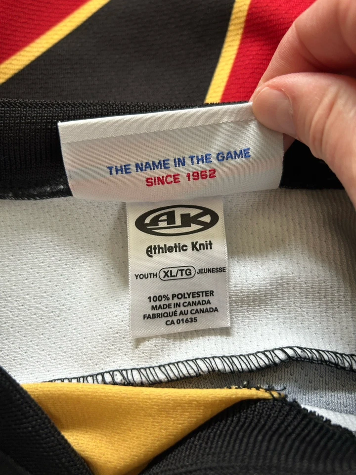 Camiseta deportiva de hockey sobre hielo Indy Fuel Indianápolis ECHL Youth League XL con logotipo tejido atlético Foto 4 de 4