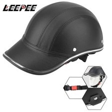 Baseball Cap Motorcycle Helmet Half Face Electric Bike Scooter Anti UV