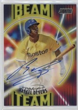 2022 Topps Stadium Club Beam Team Auto 16/25 Rafael Devers #BTA-RD Auto g6p