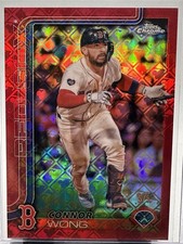 2025 Topps Chrome Logofractor Edition - Connor Wong #10 Red 5/5 *Bookend*