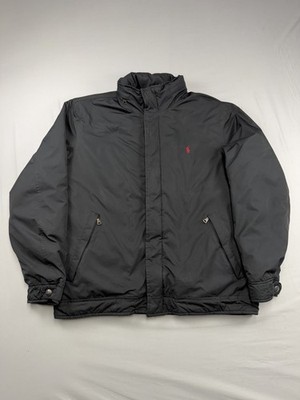 Vintage Polo Ralph Lauren Jacket Large Men s Softshell Fleece Bomber Zip Hooded