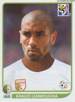 Autocollant Carte Foot Coupe Du Monde 2010 - Algérie Navarrete - Collection FIFA