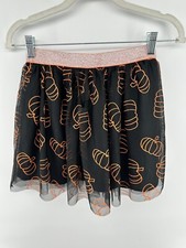 Cat And Jack Pumpkin   Tulle Lined Skirt Size 10/12
