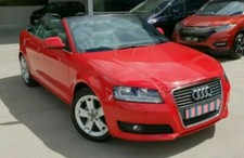 Audi A3 Convertible Facelift RED LY3J DOOR LOWER MOULDING TRIMS X2 BOTH DOORS