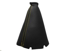 Gelb Faden Echtleder Schaltmanschette Schaltsack Für NISSAN JUKE 2010-2017