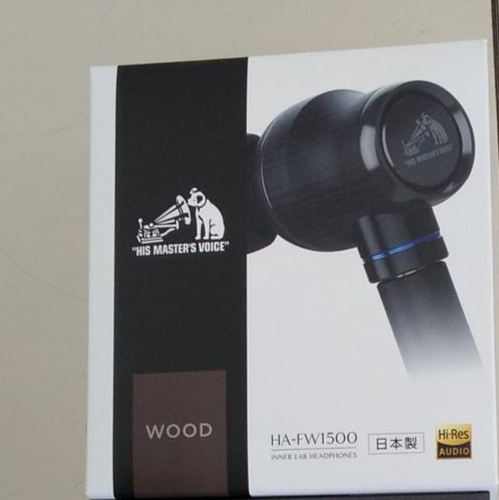 JVC HA-FW1500 WOOD Series High-Res Earphones Re-cable Japan 241101