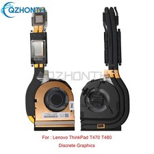New CPU Cooling Heatsink and Fan For Lenovo ThinkPad T470 T480 Discrete Graphics