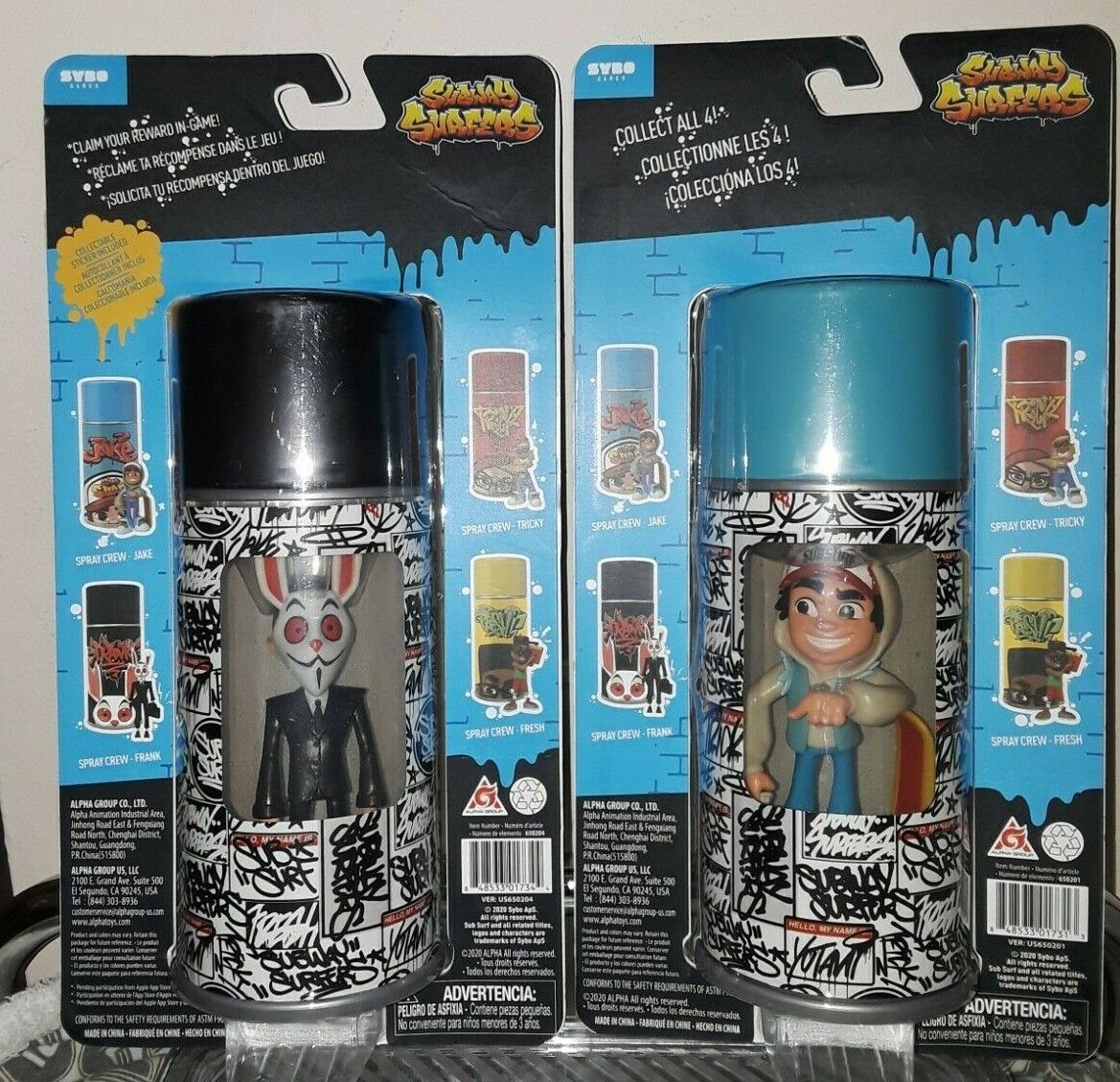 Subway Surfers - Sub Surf Spray Crew - Each Sold Separately Vinyl Figure  (4)