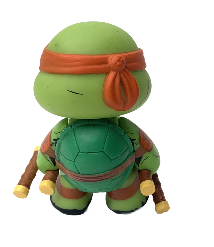 Kidrobot TMNT Teenage Mutant Ninja Turtles 3” Figura Vinilo Miguel Ángel Leonardo Foto 3 de 4