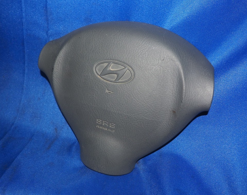 20012003 Hyundai Santa Fe Driver Left Steering Wheel Air Bag Black W
