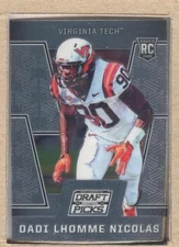Dadi Lhomme Nicolas 211 2016 Prizm Draft Picks Rookie RC Virginia Tech Hokies