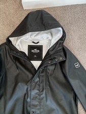 Women's Hollister By Abercrombie And Fitch Rain Coat Jacket Size Xl