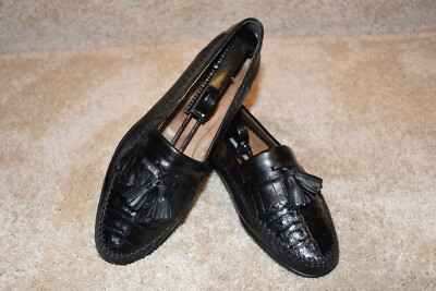 Bruno Magli Made in Italy Genuine Alligator Leather Men\'s Dress Shoe Black 8.5M GORGEOUS BRUNO MAGLI  main image 2