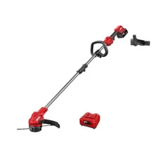 20V 13'' Brushless String Trimmer, 4.0Ah Battery & Charger 2-speed Cutting Lawn