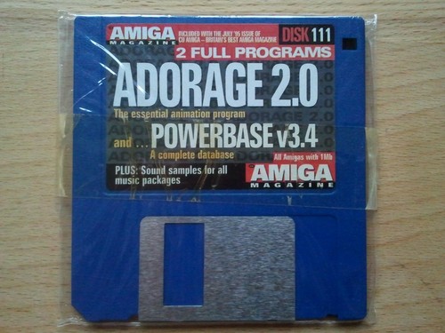 CU Amiga Coverdisk Disk 111 SEALED Adorage 2.0 Powerbase v3.4