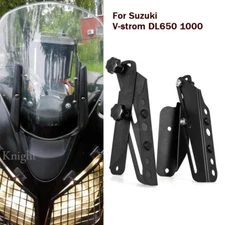 Windshield Adjusters Support Holder Bracket Kit For Suzuki V-strom DL650 1000