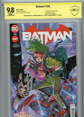 Batman #108 (DC 2021) | 9.8 NM/MT | 1st Miracle Molly | Signed Jimenez ...