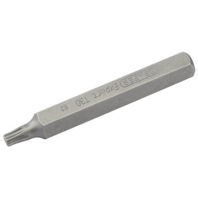 Draper Expert Torx 10mm Shank Hexagon Insert Bits T30 75mm Pack of 1