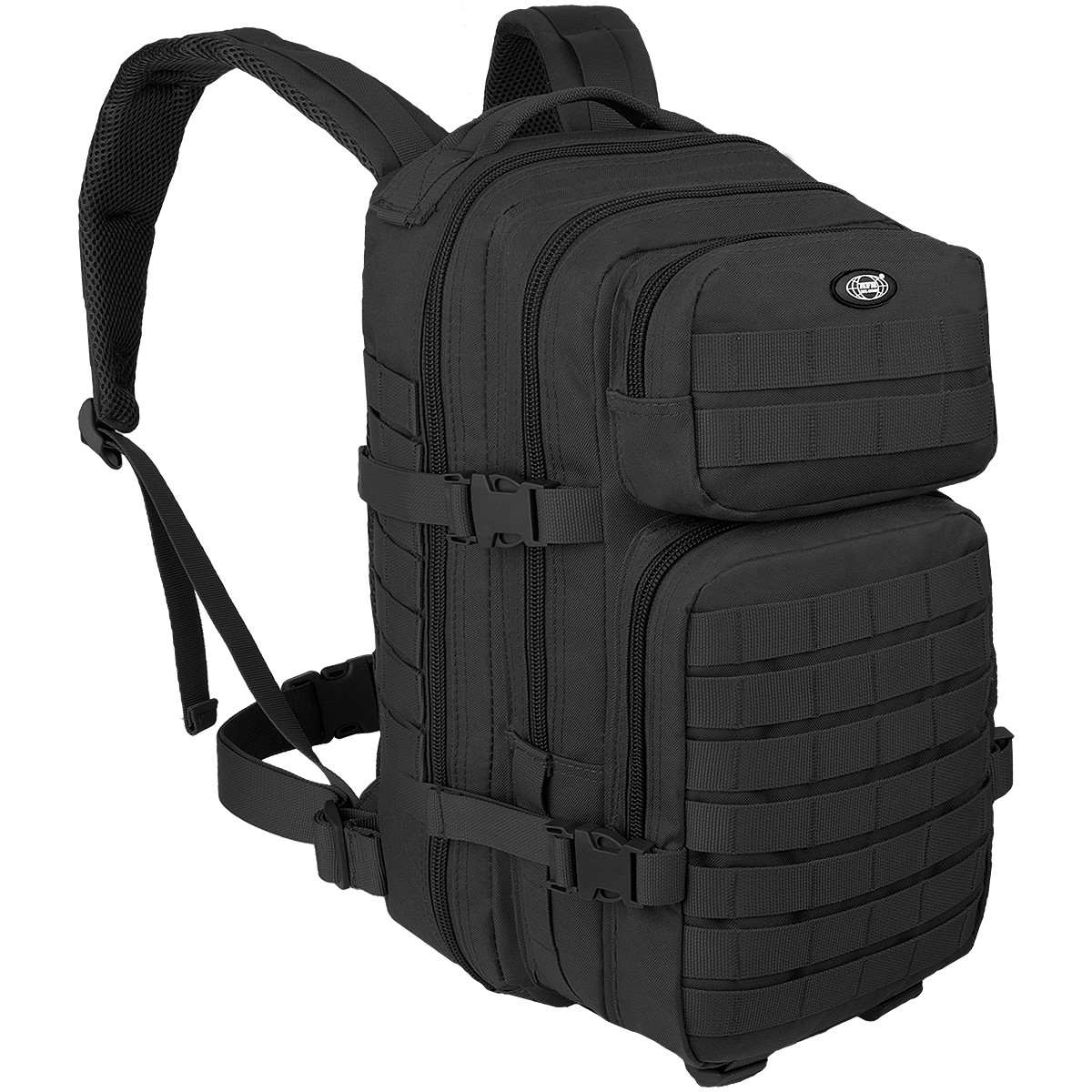 MFH Mochila Assault I 30L Ejército Policía Táctico Trekking Militar MOLLE Negro