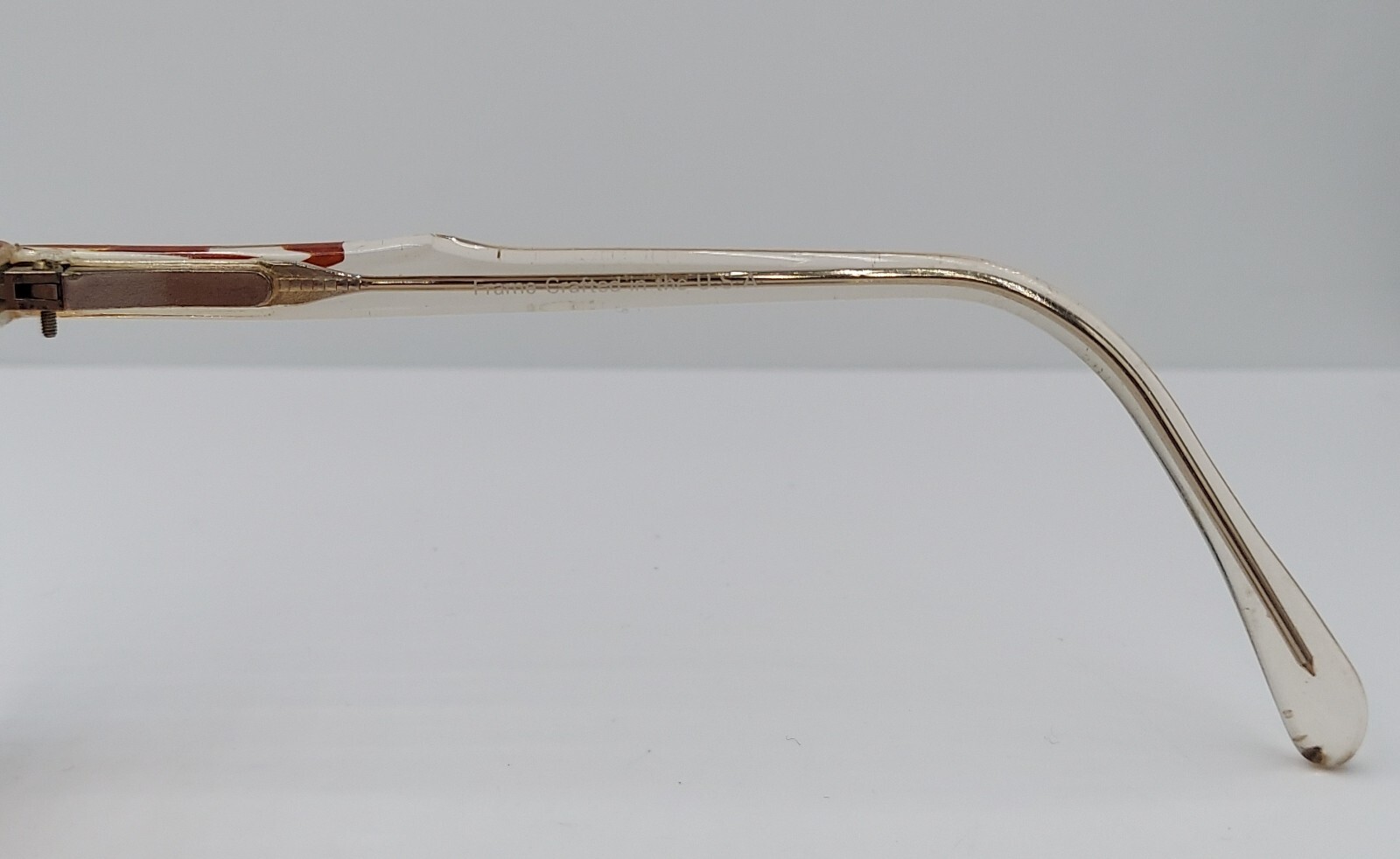 Vintage Flex WP1 Translucent Oval Sunglasses USA … - image 6