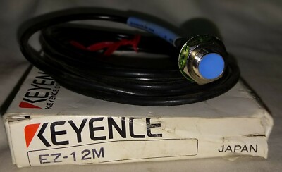 Keyence EZ-12M Proximity Sensor Main Unit, Shielded Type, M12, NPN 