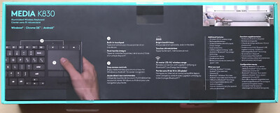 Logitech K830 Illuminated Keyboard with Touchpad - Brand New