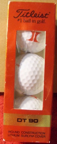 TITLEIST DT 90, WHITE GOLF BALLS (11) NWOT MARKED HILTON HOTEL, LAS VEGAS - Picture 3 of 8
