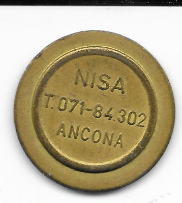 80's - GAMES ROOM TOKEN - NISA - ANCONA