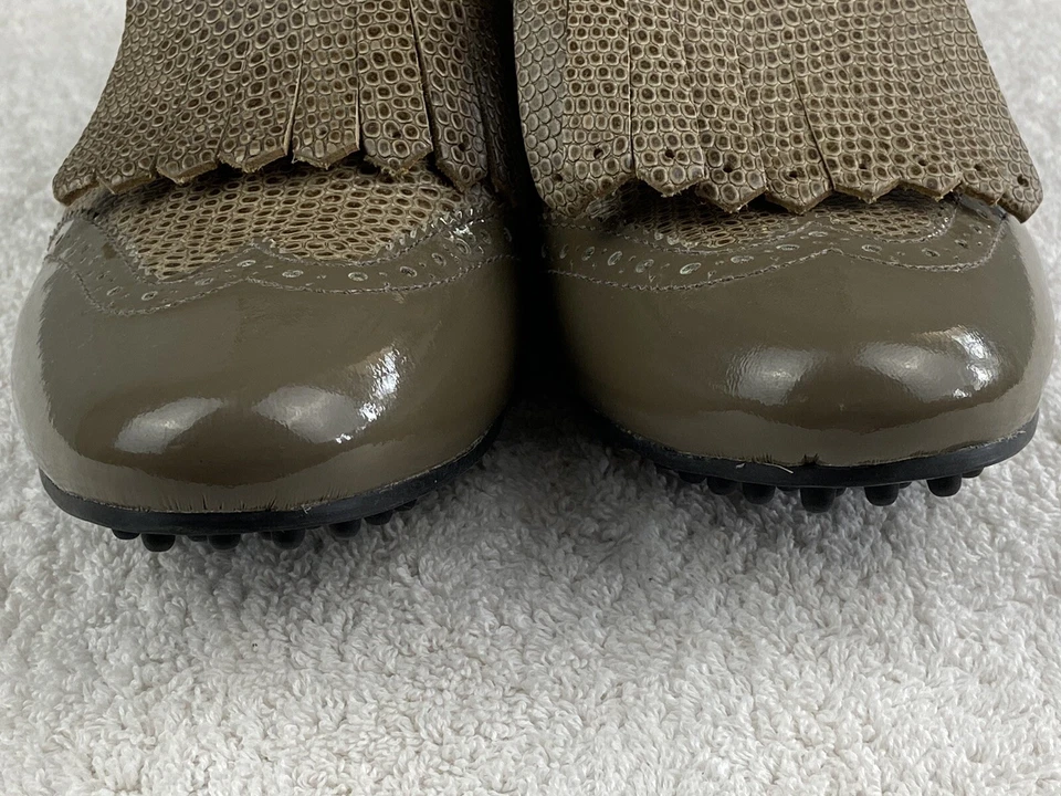 Zapato de golf Peter Millar para mujer charol talla 8,5 ¡EXCELENTE ESTADO! Foto 3 de 4