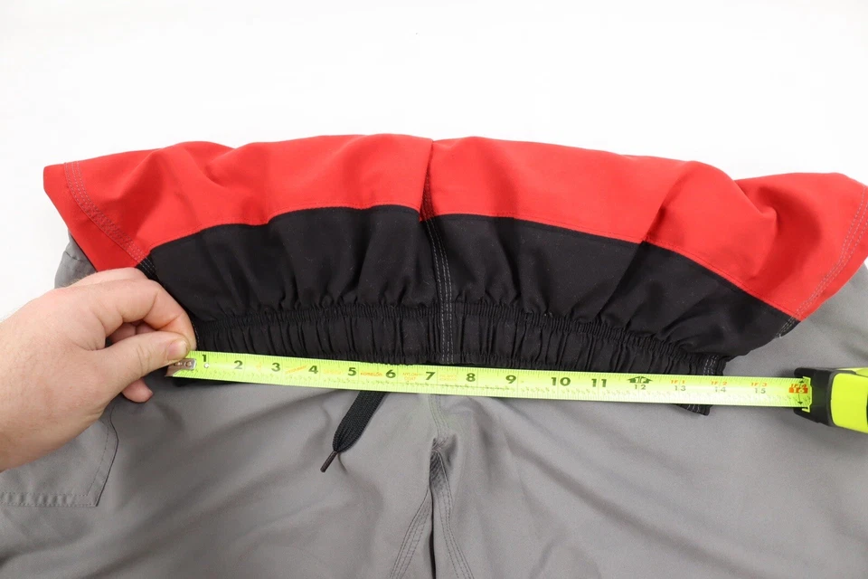 Trader Bay Men's Medium (M) Black Red Gray Mesh Lined Swimming Swim Shorts - Image 4 of 4