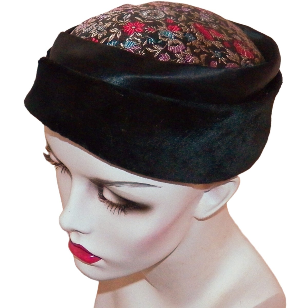 Vintage union made black headpiece This vintage union-made Betmar ladies main image 2
