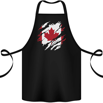 Schürze zerrissen Kanada Flagge Canadian Day Fußball Baumwolle 100% Bio