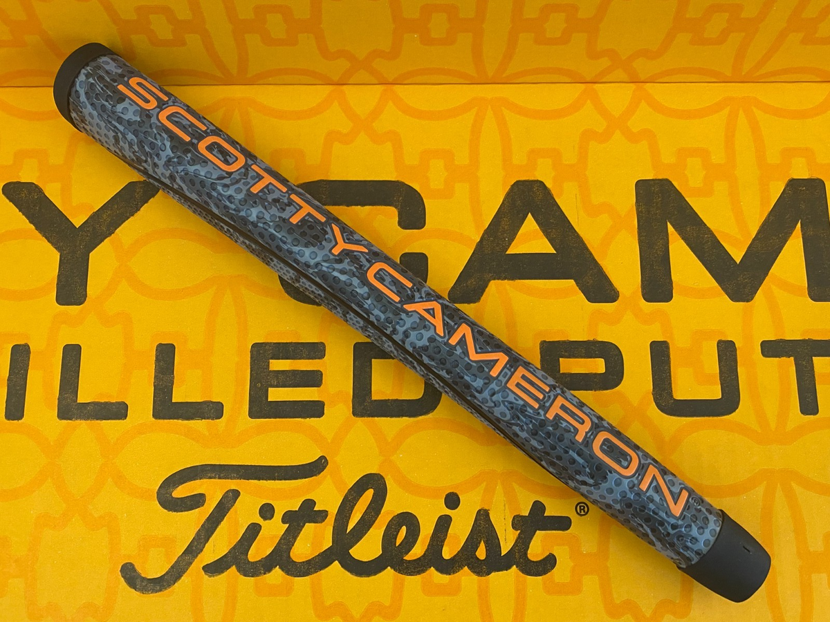 Scotty Cameron Psychedelic Camo Orange Grey Matador Midsize Putter