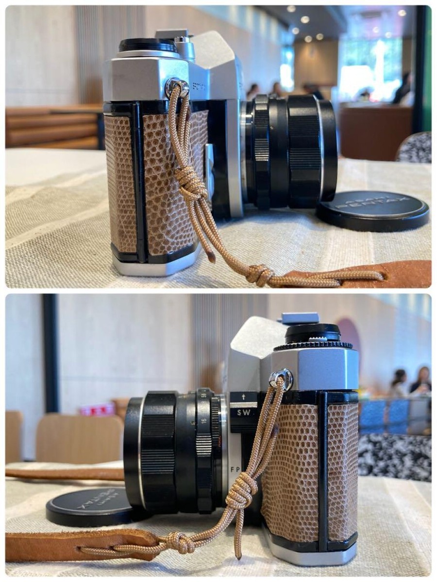 ☆pentax sp Ⅱ +タクマー1.8☆完動＊美品＊初期保証＊本革外装